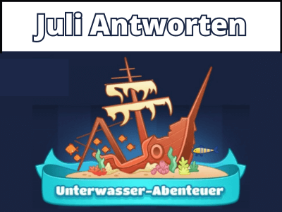 Tägliches Rätsel Juli 2025 Unterwasser Abenteuer