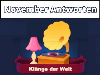 Tägliches Rätsel November 2025 Klänge der Welt