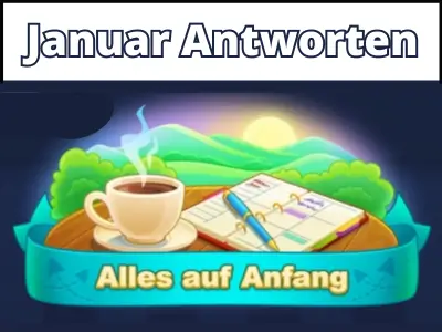 Tägliches Rätsel Januar 2026 Alles auf Anfang
