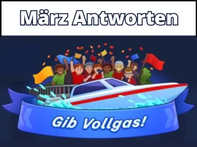 Tägliches Rätsel März 2026 Gib Vollgas!