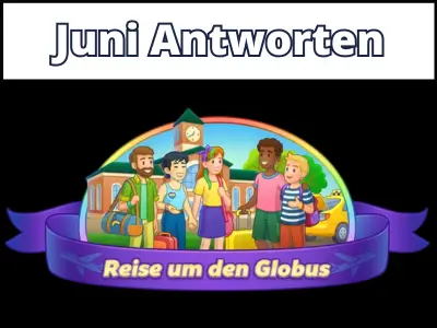 Tägliches Rätsel Juni 2026 Reise um den Globus
